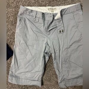 Banana Republic Soft Gray Bermuda Shorts